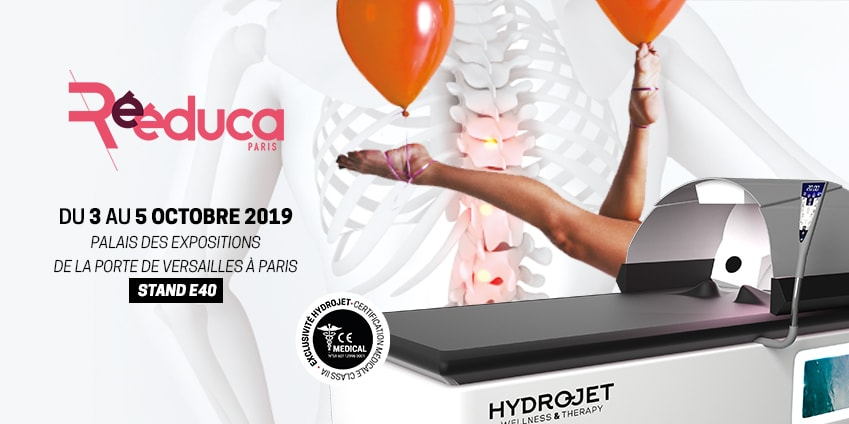 HYDROJET vous attend au salon Rééduca 2019